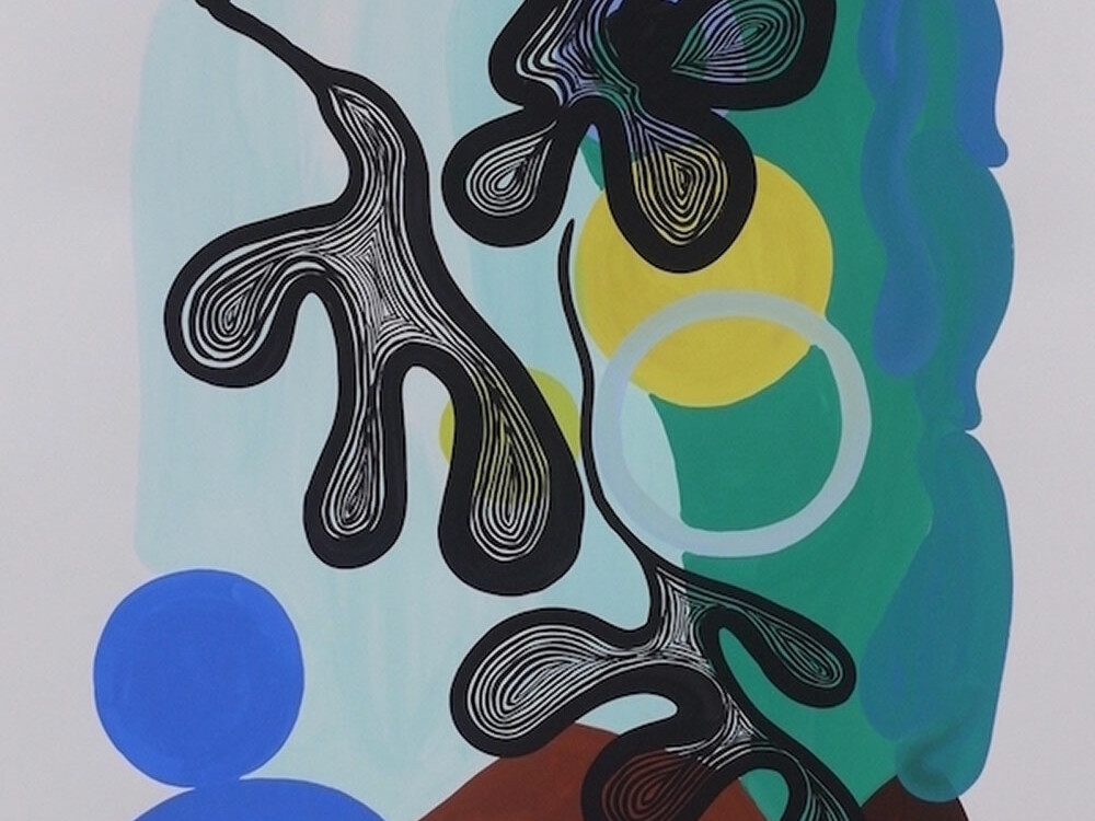 Marielle Paul - Feuilles et cercles - 2011