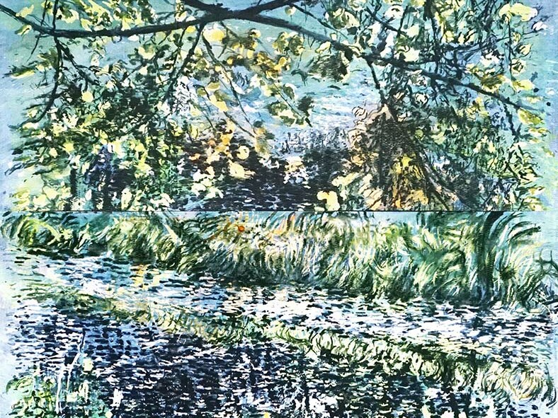 Didier Boussarie - Etang communal (triptyque) - 2022