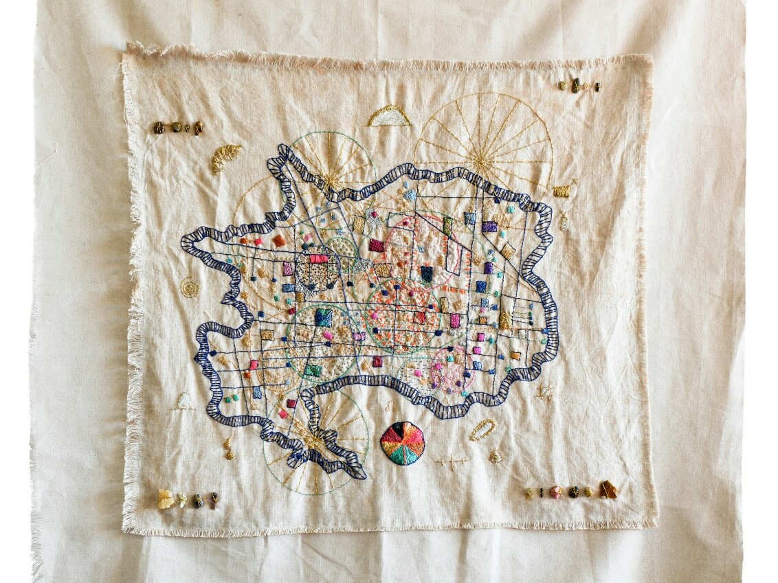 Lyndi Sales - Catacomb dream map - A place where I found moments of resolution