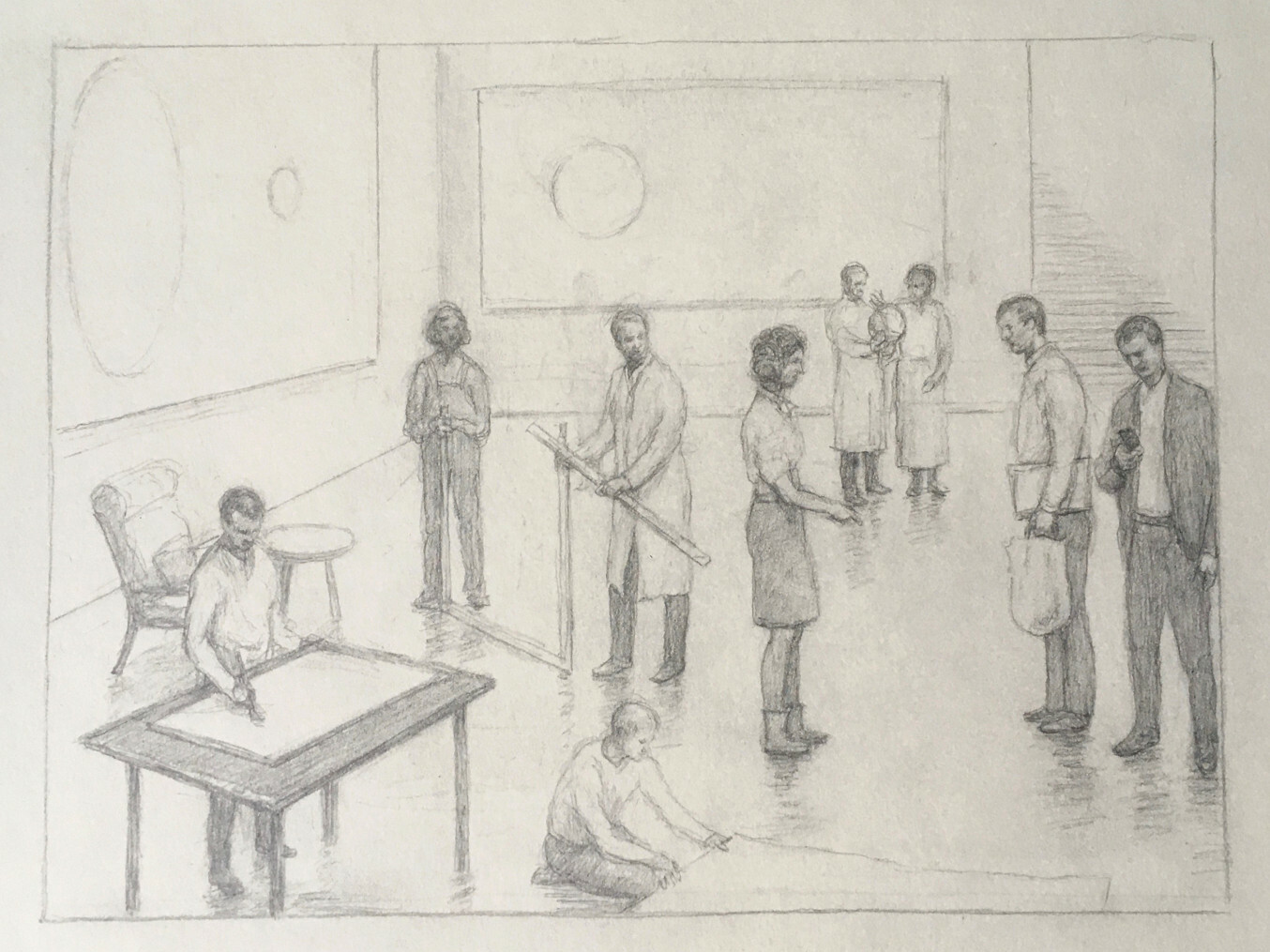 Peter Martensen - Sketch for 