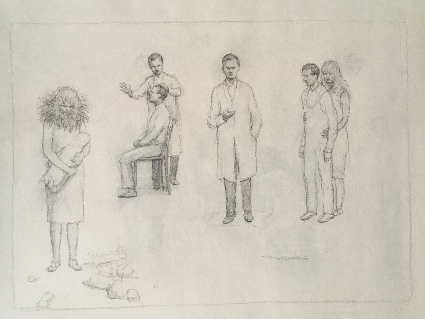 Peter Martensen - Sketch for 